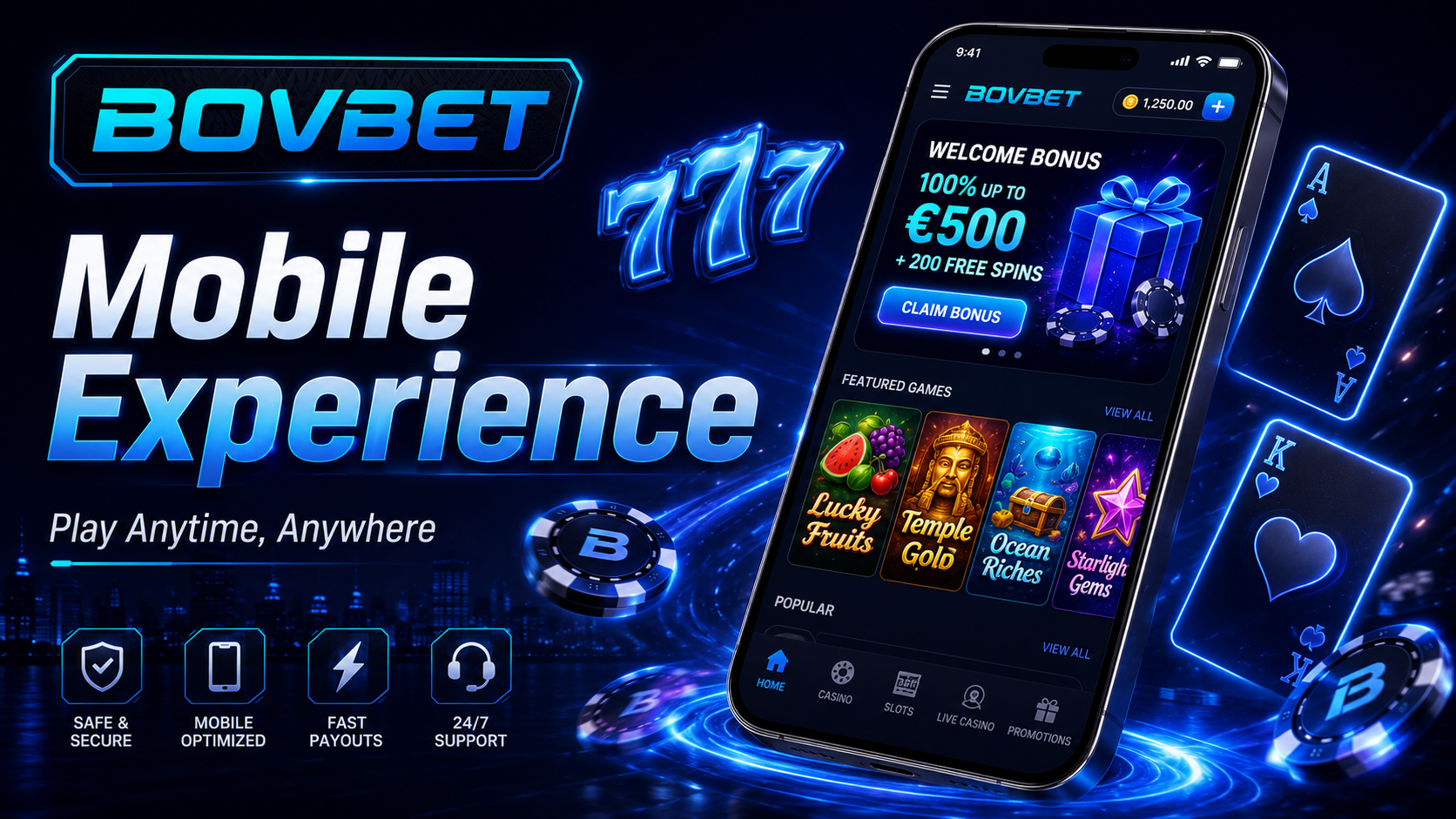 App mobile do BovBet