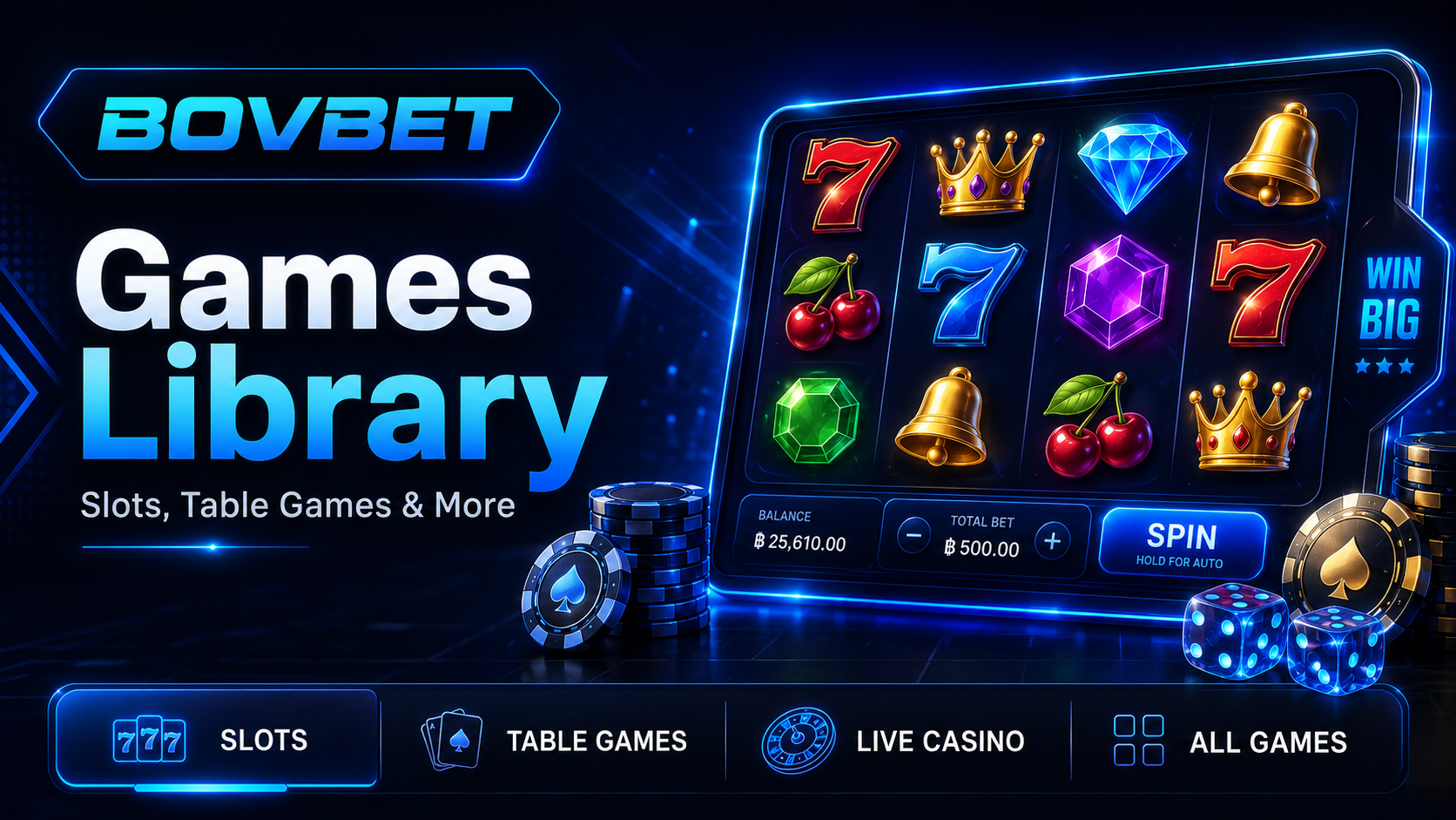 BovBet games library