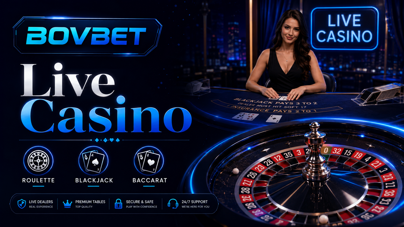 BovBet live casino