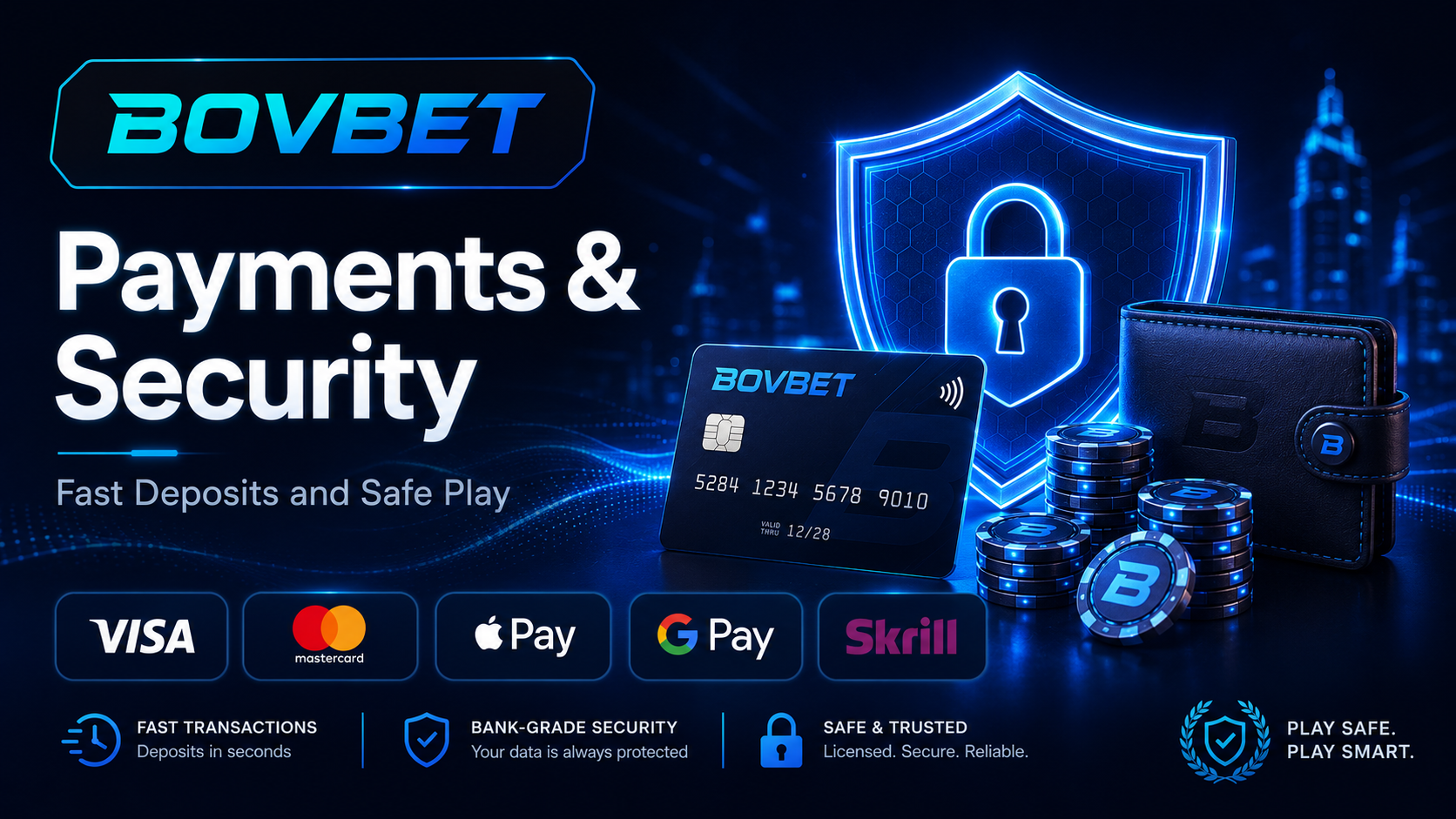 BovBet payments & security